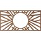 Ekena Millwork Hoover Wood Fretwork Pierced Ceiling Medallion, Walnut, 30"W x 15"H x 11 1/8"ID x 3/8"T CMWP30X15X0375HOWA - alternate 4